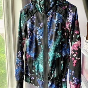 Lululemon Floral Zip Up